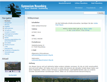 Tablet Screenshot of gymnasium-neuenbuerg.de